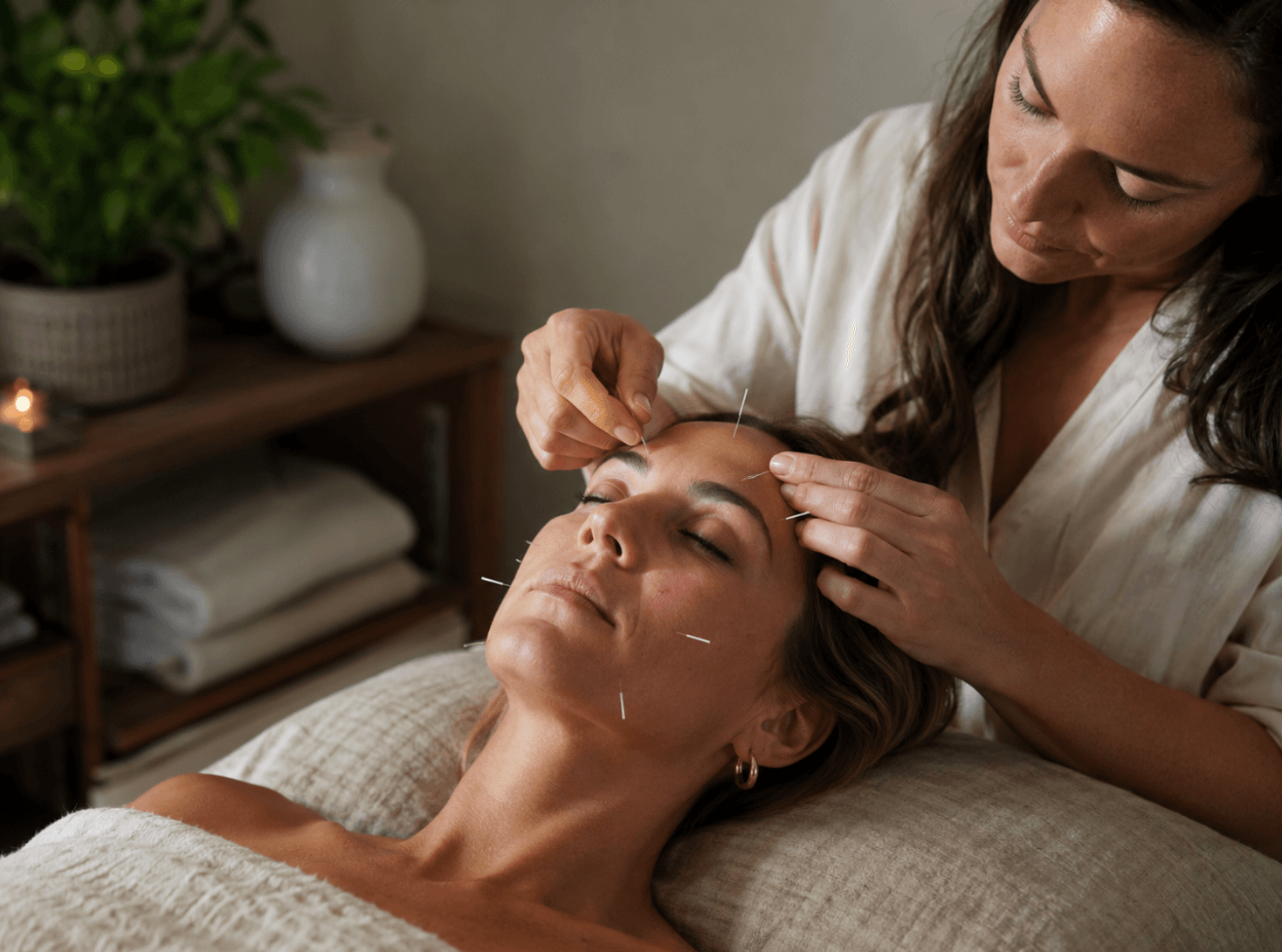 Facial acupuncture